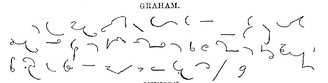 image of graham shorthand
