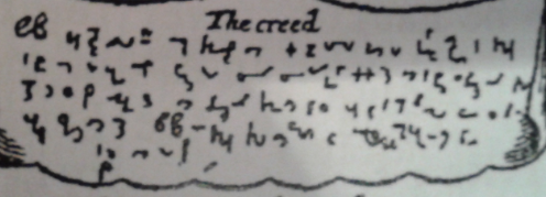 image of Rich's shorthand